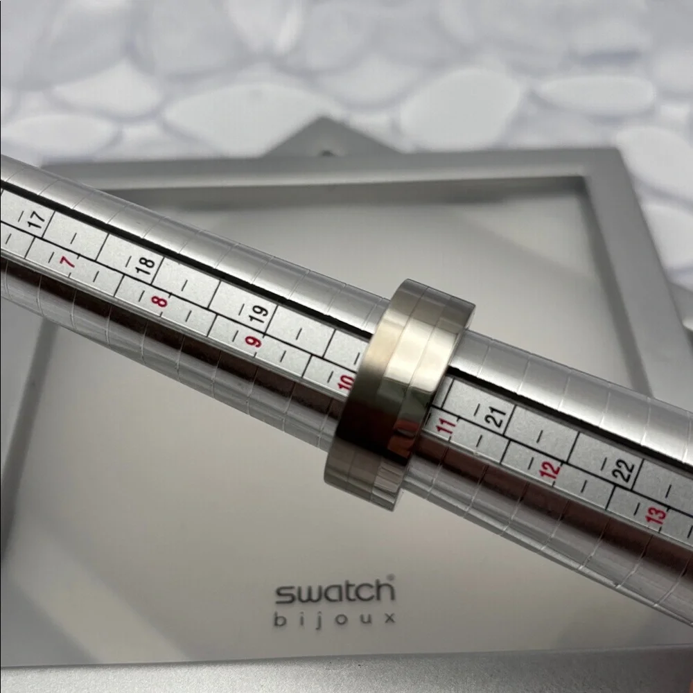 Swatch Bijoux Iron Railing Stainless Steel ring - size 11